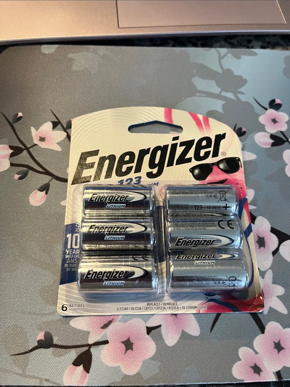 energizer 123 lithium batteries 6 pack